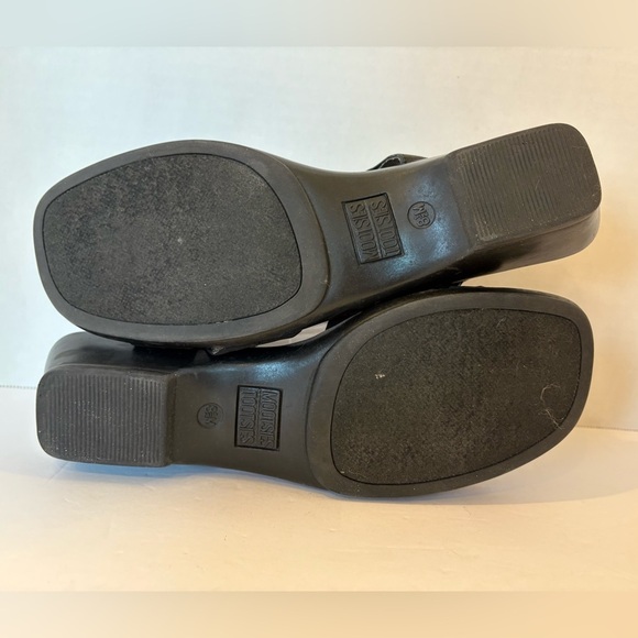 Mootsies Tootsies black open toe slingback sandals size 8.5 M - Picture 9 of 10